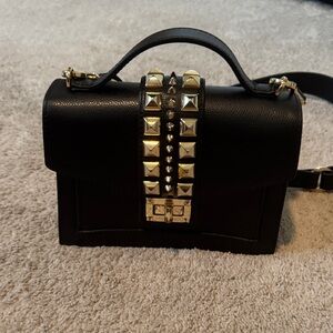 Valentino Black Studded Handbag